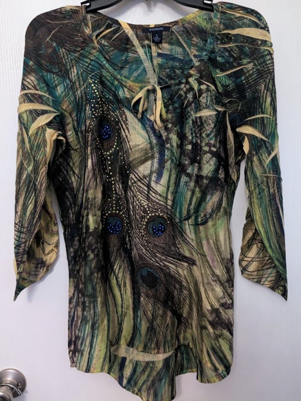 Westbound peacock tunic top Size S‎